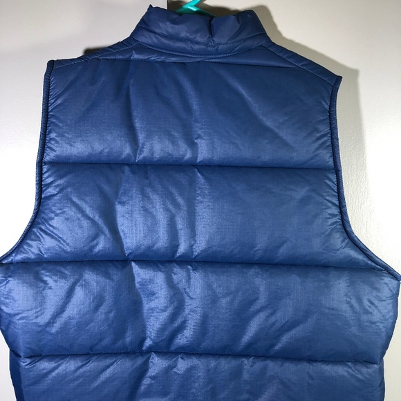 Weathercaster Vintage Blue Puffer Vest 1980s Men - Picture 4 of 7